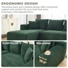 ChicFurnit L-Shaped Modular Sectional Sofa Couch Left Chaise Memory Foam Cloud Couch Oversized Couches for Living Room, Beige, 14.96"*15.75"*46.85" - 4 of 4
