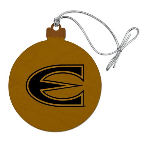 Emporia State University Primary Logo Wood Christmas Tree Holiday Ornament - image 1 of 4