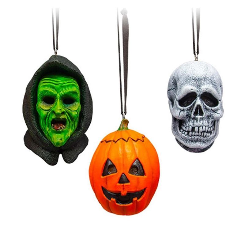 Trick Or Treat Studios Halloween III Silver Shamrock Holiday Horrors Ornament 3-Pack, 1 of 5