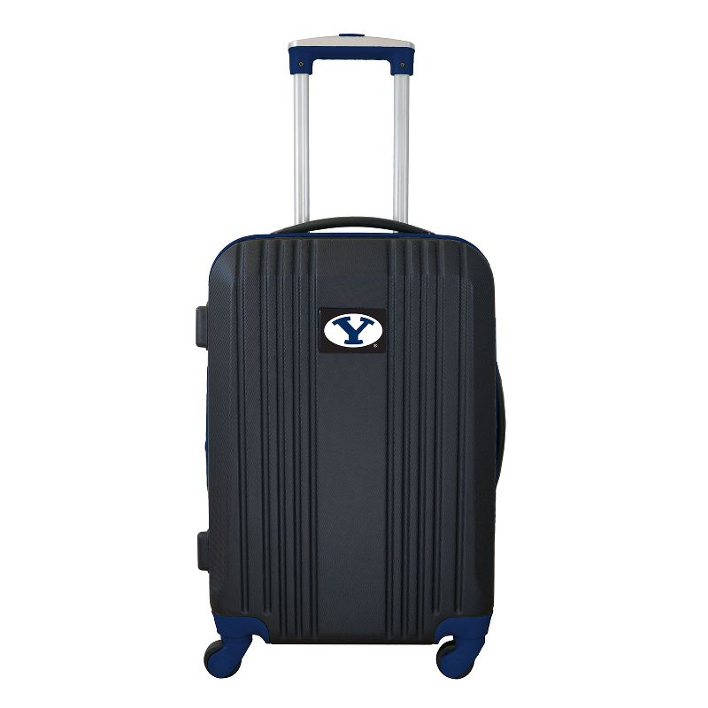 NCAA 21" Hardcase Two-Tone Spinner Carry On Suitcase, 1 of 6