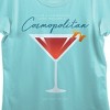 Sex and the City (TV) I'd Like a Cheeseburger, Large Fries, and a Cosmopolitan Women's Celadon Short Sleeve Tee - 2 of 2