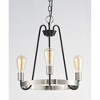 Maxim Lighting Haven 3 - Light Chandelier in  Black/Satin Nickel - 2 of 4