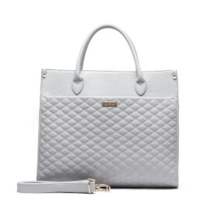 Luli Bebe Monaco Tote Bag, Made from Luxury Materials with Stylish Exterior, Includes Stroller Straps & Changing Pad, Parent in Style - 1 of 4