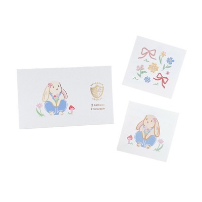 Daydream Society - Sweet Bunny Temporary Tattoos - Pack of 2 Tattoos