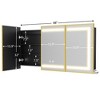 Lighted Medicine Cabinet with Mirror Wall Mounted Bathroom Mirror with Storage - 2 of 4