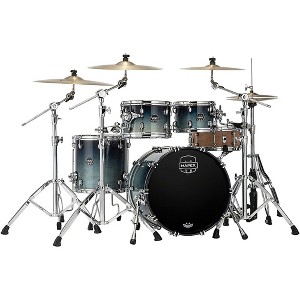 Mapex Saturn Fusion 4-Piece Shell Pack With 20" Bass Drum Teal Blue Fade - 1 of 3