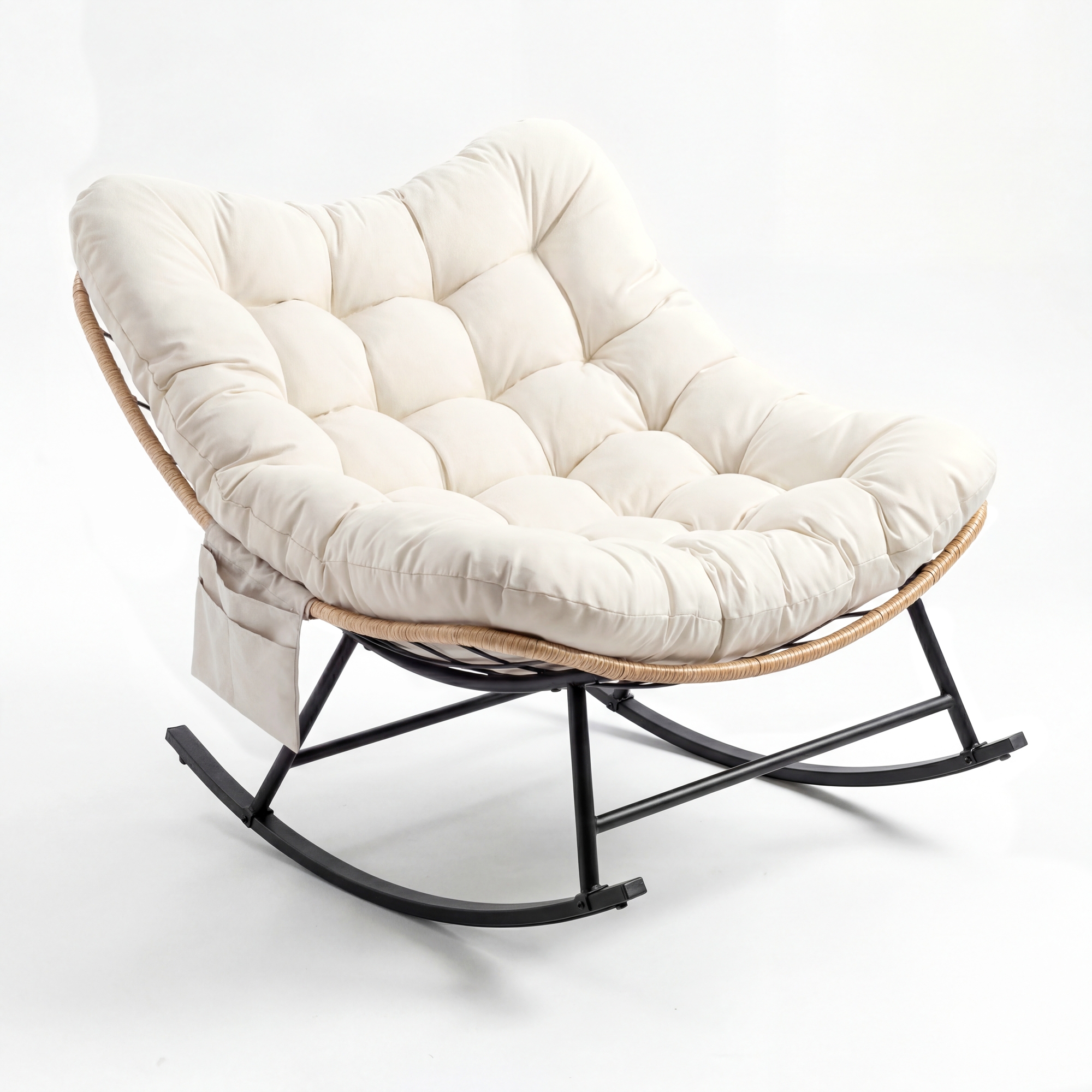 Outdoor Rocking Papasan Chair Cushion