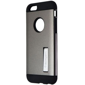 Spigen Slim Armor Series Dual Layer Case for iPhone 6/6s - Gunmetal/Black - 1 of 1