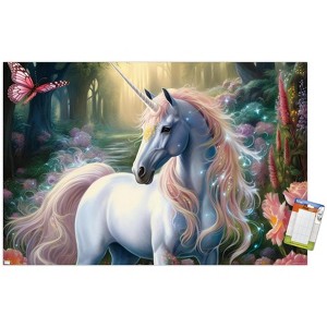 Trends International Shawna Stewart - Unicorn Sparkle Unframed Wall Poster Prints - 1 of 4
