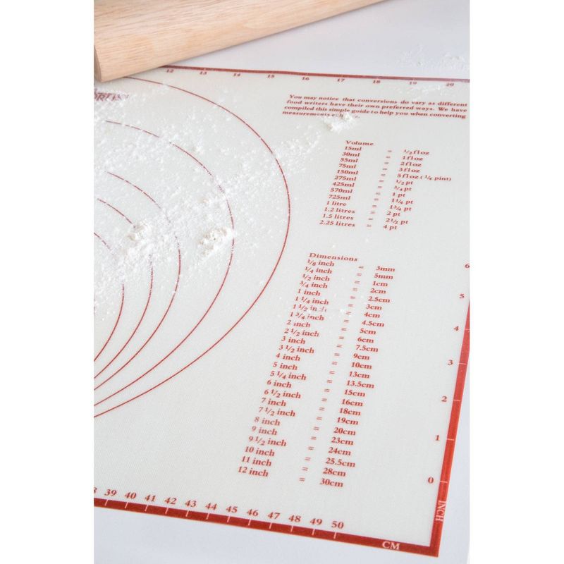 Fox Run Silicone Baking Mat with Measurements, 2 of 6