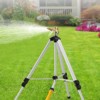 VEVOR Impact Sprinkler on Tripod Base, Heavy Duty Tripod Sprinklers with Brass Head & 3/4" Connector, 360 Degree Large Area Coverage, Gray - 2 of 4