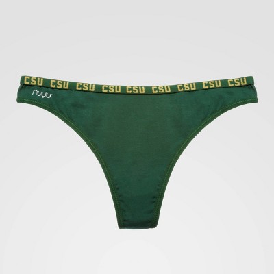 NCAA Colorado State Rams Thong with Logo Elastic Trim - Green S