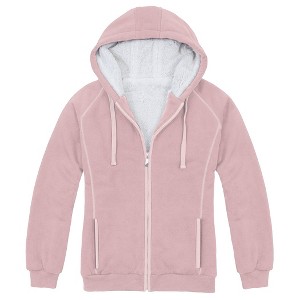 Collections Etc Women's Comfy Fleece Lined Hoodie - 1 of 4