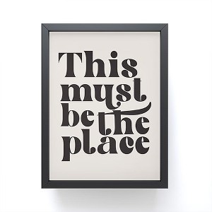 DirtyAngelFace This Must Be The Place Framed Mini Art Print 4" (H) x 3" (W) x 1" (D) - Society6 - 1 of 3