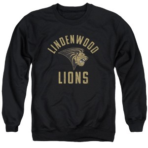 Lindenwood University Official Lions Logo Adult Crewneck Sweatshirt - 1 of 4