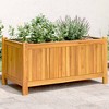 vidaXL Garden Planter Natural Wood Solid Acacia Wood - 2 of 4