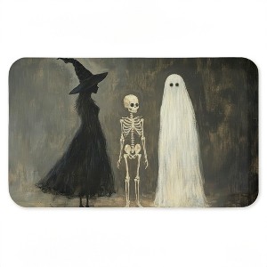 Stupell Industries Halloween Terror Trio Printed Anti-Fatigue Floor Mat, design by Petal Prints Design, 30"x18" - 1 of 4
