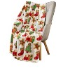 Kate Aurora Christmas Trains & Stockings Oversized Ultra Soft & Plush Throw Accent Blanket - 50 in. W x 70 in. L - 2 of 3