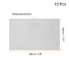 Unique Bargains Stainless Steel DIY Laser Printing Office Engraving Blank Cards - 2 of 4