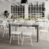 Flash Furniture Grace Solid Wood Dining Table with Turned Wooden Legs, Commercial Grade Heavy Duty Rectangle Wood Table for 6 - 4 of 4