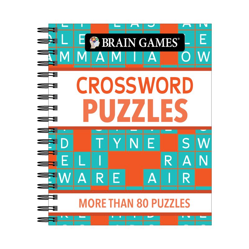 Brain Games - Crossword Puzzles (Brights) - by  Publications International Ltd & Brain Games (Spiral Bound), 1 of 2