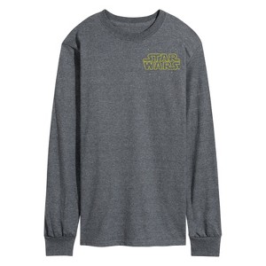Men's - Star Wars - Empire Strikes Back Crawl Long Sleeve Graphic T-Shirt - 1 of 3