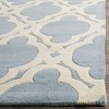 Chatham CHT762 Hand Tufted Accent Rug Blue / Ivory 3' X 5' - Safavieh. - 3 of 3