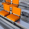 Emma and Oliver Set of 2 500 lb. Rated Lightweight Stadium Chair with Ultra-Padded Seat - 2 of 4