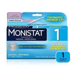 Monistat 1-Dose Yeast Infection Treatment, Prefilled Antifungal Applicator - 0.16oz - 1 of 4