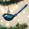 Old World Christmas 1.75 In Fairy Wren. Ornament Bird Blue Tree Ornaments - 3 of 3