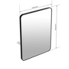 Modern Bathroom Mirrors For Wall, Lightweight Aluminum Frame Bathroom Vanity Mirror, Vertical & Horizontal Wall Mounted Mirror, Bathroom Furniture - 3 of 3