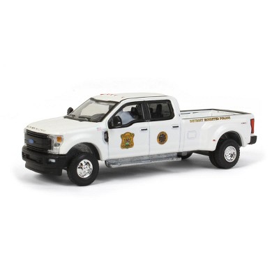 Greenlight 1/64 2017 Ford F-350 Dually, Detroit Mounted Police, Dually ...