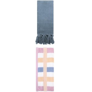REGALWOVEN 2 Packs Cotton Absorbent Soft Decorative Bathroom Hand Towel for Kitchen - 1 of 4