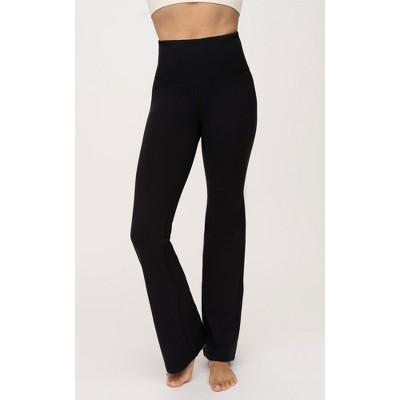 YOGALICIOUS Terry Brushed Flare Leg Pants - ShopStyle