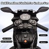 6V Kids Motorcycle, Electric Ride On Car Toy with Training Wheels, Working Headlight, Horn & Music, for Toddler Kids Boys Girls - 4 of 4