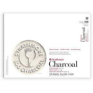 Strathmore 500 Series Charcoal Paper Pad, 24 Sheet, 18x24 inch, 1 Count - 1 of 1