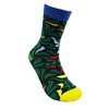 Artistic Leaf Pattern Socks (Women's Sizes Adult Medium) from the Sock Panda - image 2 of 3