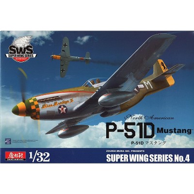 Zoukei-Mura SWS Super Wing Series P-51D Mustang 1/32 Scale Aircraft Model Kit