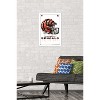 Trends International NFL Cincinnati Bengals - Drip Helmet 20 Framed Wall Poster Prints - 2 of 4