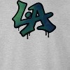 Rerun Island Men's La Graffiti Long Sleeve Graphic Cotton Pullover Sweatshirt - 2 of 4
