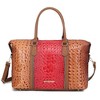 MKF Collection Raven Faux Crocodile-Embossed Women’s Duffle Bag by Mia K - 2 of 4
