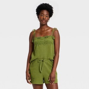 olive green tank top dress Soft Knit Scoop Neck Tank Dress - Green