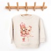 Pink Nutcracker Ballerina - Toddler Graphic Sweatshirt and Youth Graphic Sweatshirt - 2 of 4