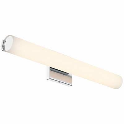 Sense 22.75" Chrome Cylinder LED Vanity Light