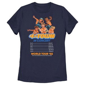 Women's Turning Red 4*Town Tour Dates T-Shirt - 1 of 4