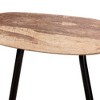 4pc Sherwood Metal & Wood Dining Chair Set Black/Walnut - Baxton Studio: Mid-Century, Polyester Upholstery - 3 of 4