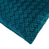 Chanasya Lattice Textured Velvet Throw Pillow Cover - 2-Piece Set - 4 of 4
