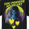 The Exorcist You Possess My Heart Crew Neck Short Sleeve Men's Black T-shirt - 4 of 4