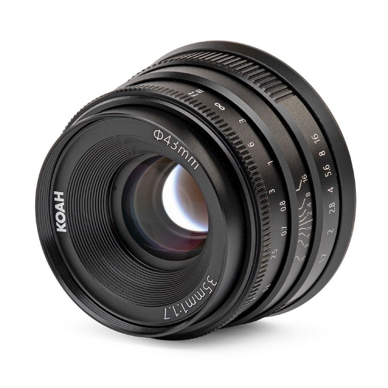 Koah Artisans Series 35mm f/1.7 Manual Focus Lens for Sony E (Black), 3 of 4
