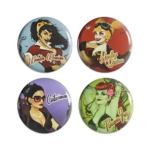 Crowded Coop, LLC DC Comics Bombshells Magnet 4-Pack - 1 of 3